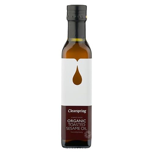 Clearspring Ristet Sesam Olie Ø - 250 ml