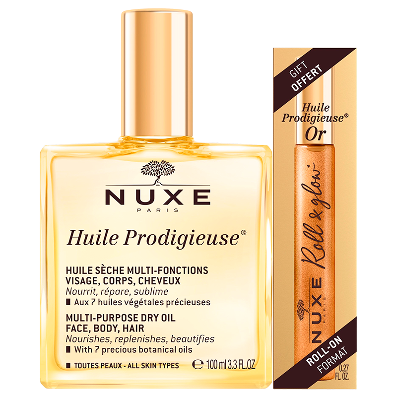 Nuxe Hule Prodiguise Dry Oil + Roll On OR (1 stk)