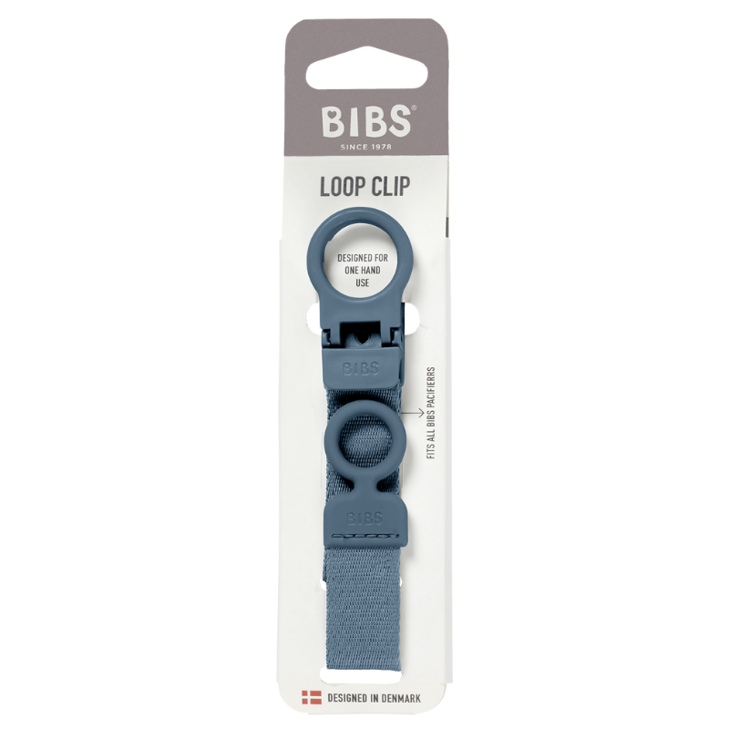 Bibs Pacifier Clip Loop Petrol (1 stk)