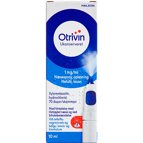 Otrivin Ukonserveret Næsespray 1 mg/ml (10 ml)