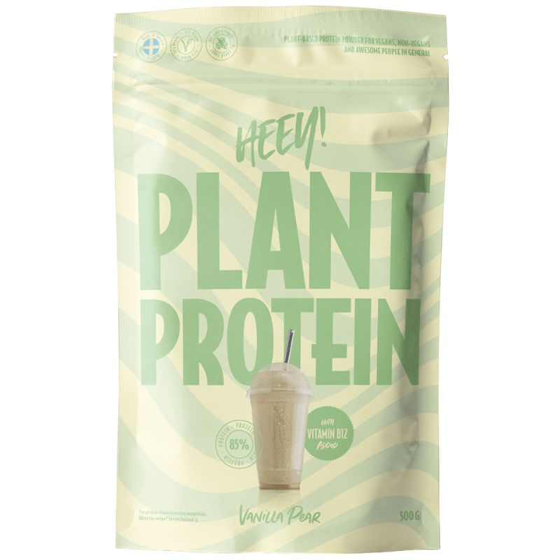 Heey! Vegan Plant Protein + Vitamin B12 Vanilla Pear (500 g)