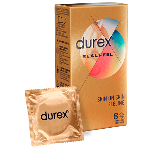 Durex Real Feel Kondomer - 8 stk