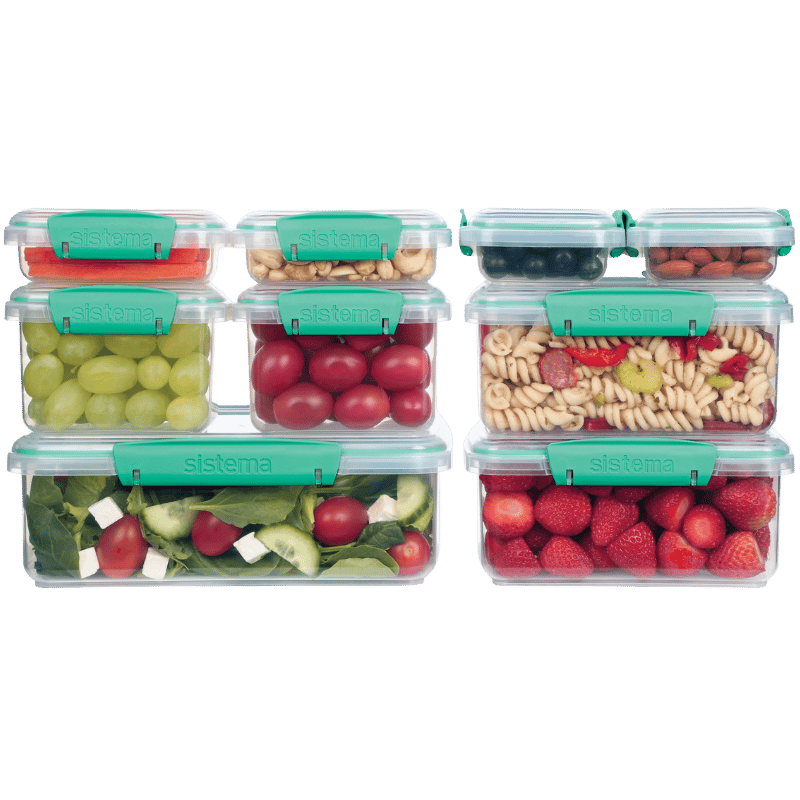 Sistema Pack Teal Opbevaringsboks 18 Dele (1 sæt)