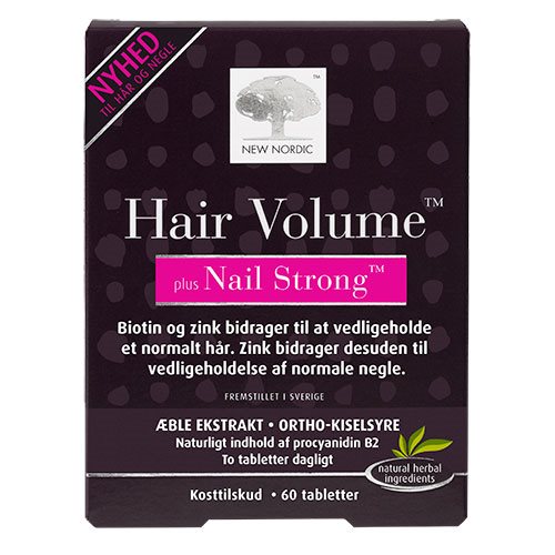 New Nordic Hair Volume + Nails strong - 60 tabs.