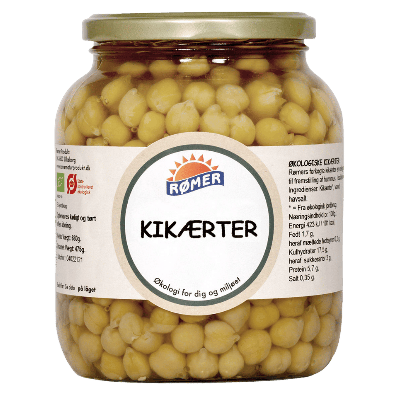 Rømer Kikærter I Vand Ø (660 gr)