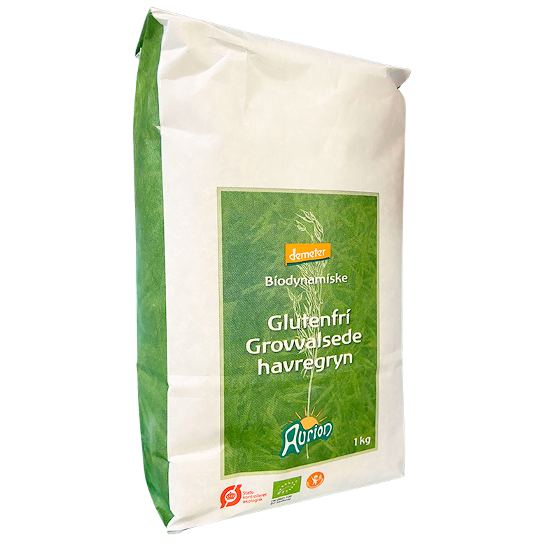 Aurion Glutenfri Havregryn Grove - 1000 g