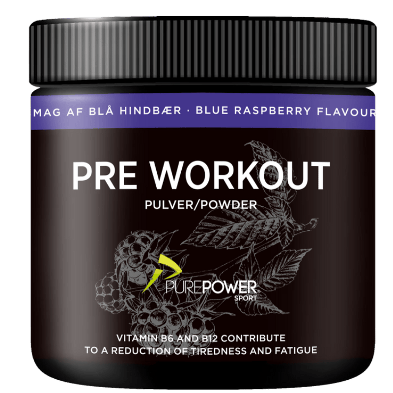 PurePower PWO pulver Blue Raspberry (300 g)