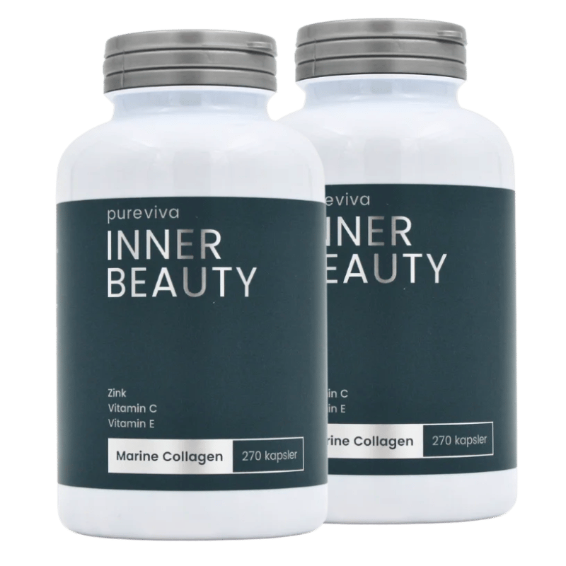 2 x Pureviva Inner Beauty Marine Collagen (270 kaps)
