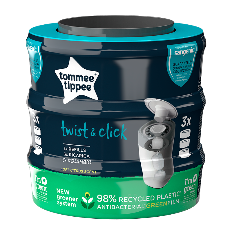Tommee Tippee Twist & Click Refill (3 stk)