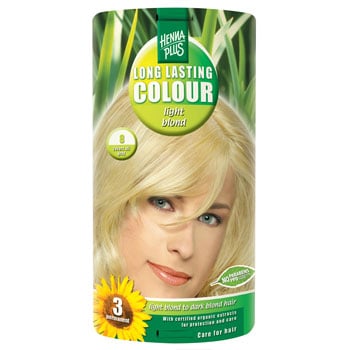 Hennaplus 8 Hårfarve Light Blond - 40 ml