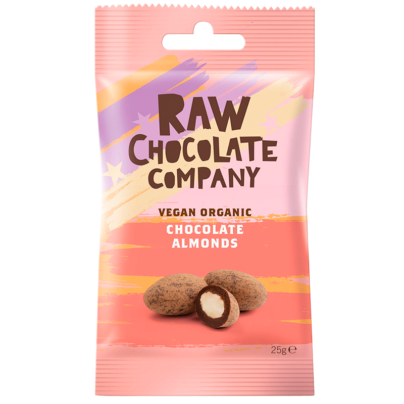 The Raw Chocolate Company Mandler m. rå chokolade Ø (28 g.)