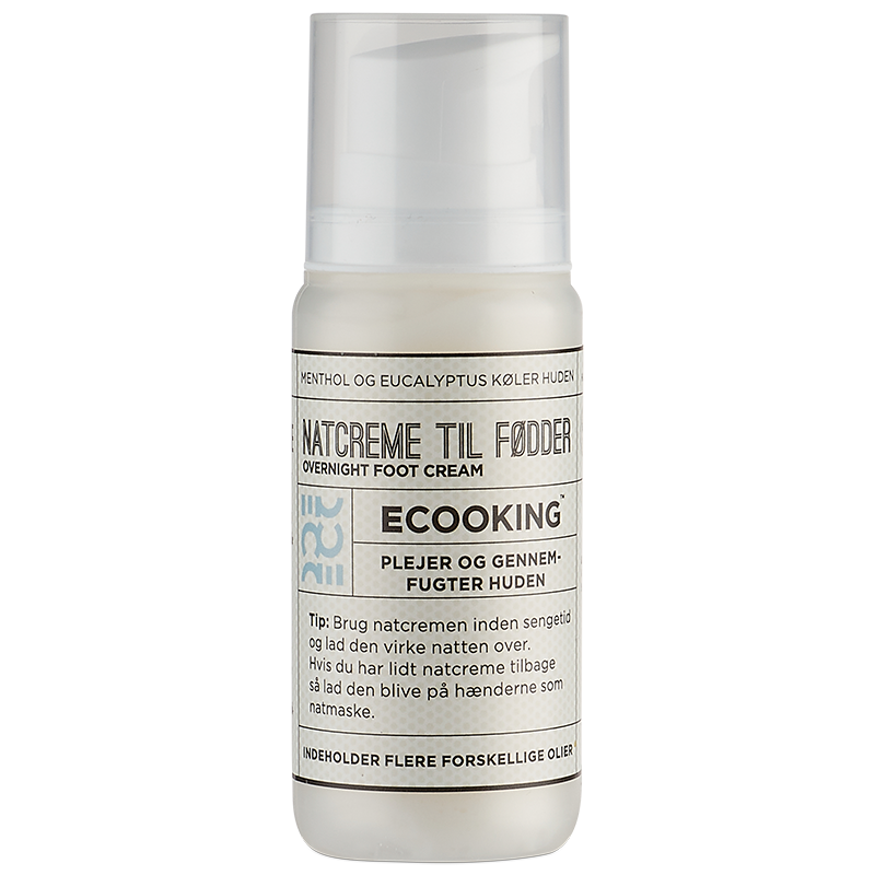 Ecooking Natcreme Til Fødder - 100 ml.