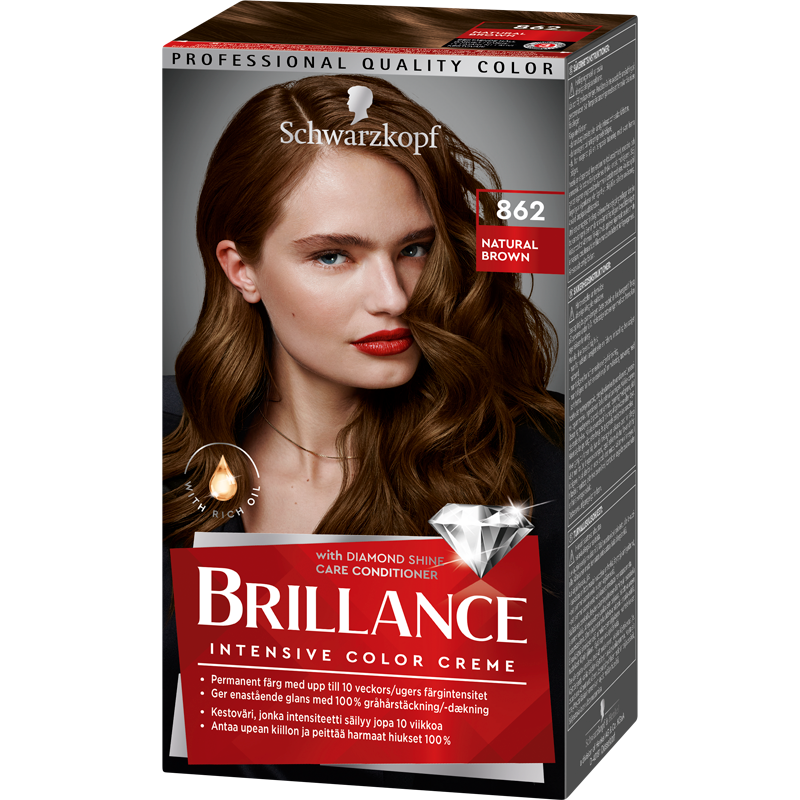 Schwarzkopf Brillance 862 Natural Brown