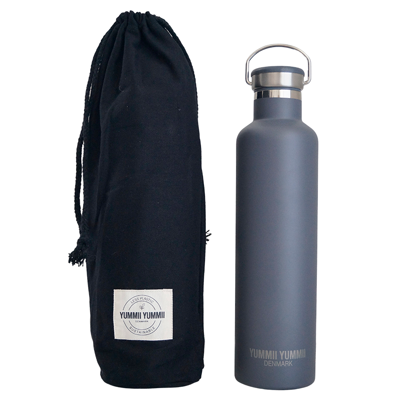Yummii Yummii Termoflaske Charcoal Large - 1 l