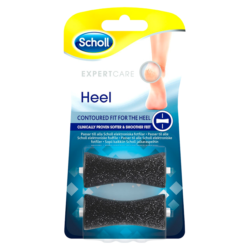 Scholl ExpertCare Elektronisk Fodfil Hæl Refill (2 stk)