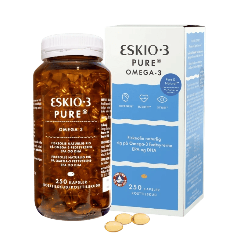 Eskio-3 Fiskeolie - 250 kaps.