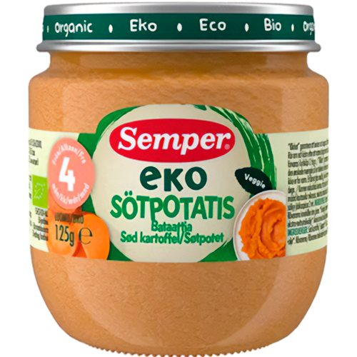 Semper Sød Kartoffel 4M Ø (125 g)