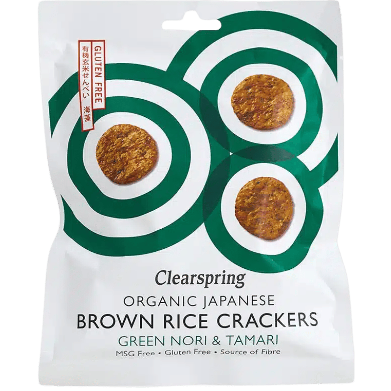 Clearspring Rice Cracker Nori Tang & Tamari Ø (40 g)