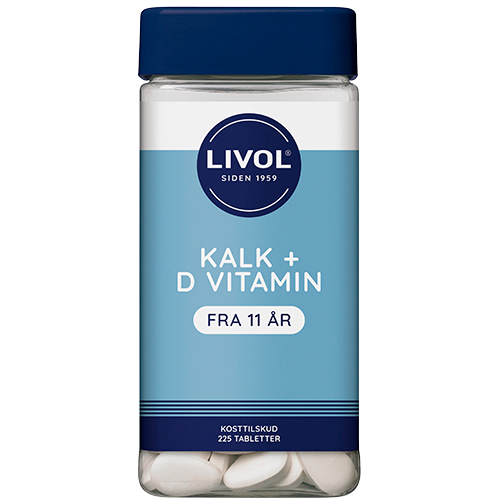Livol Kalk + D3 - 225 stk.