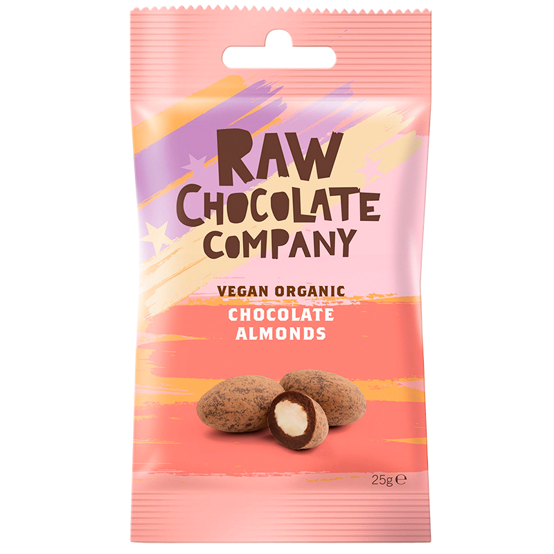 The Raw Chocolate Company Mandler m. rå chokolade Ø (28 g.)