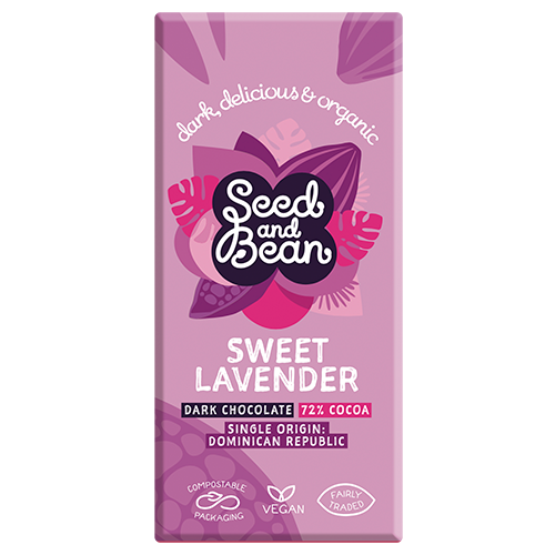 Seed & Bean Dark Chocolate Sweet Lavender 72% Ø (75 g)