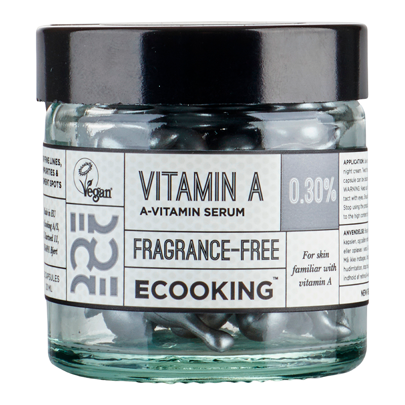 Ecooking Face A-Vitamin 0,30% Parfumefri (60 stk)