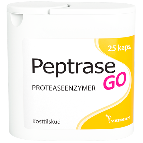 Verman Peptrase GO (25 kaps)
