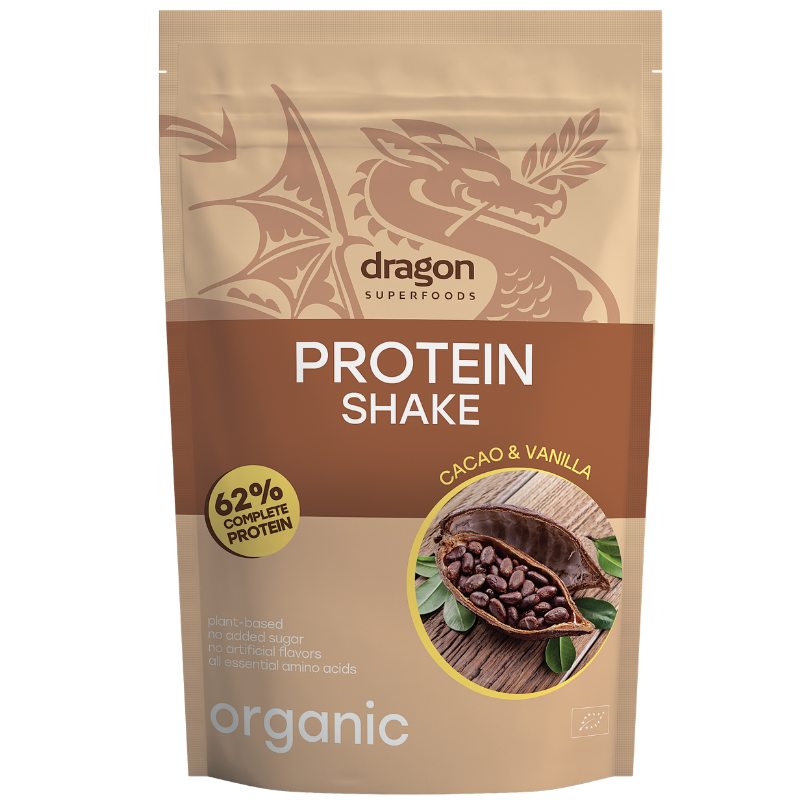 Dragon Superfoods Protein Shake Kakao & Vanilje Ø (500 g)