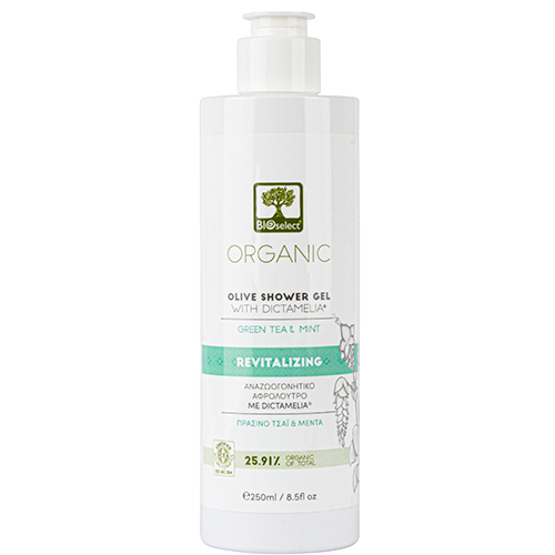 Bioselect Oliven Shower Gel, fornyende - 250 ml.