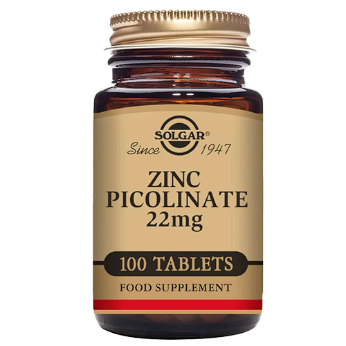 Solgar Zink Pikolinat 22mg - 100 tab
