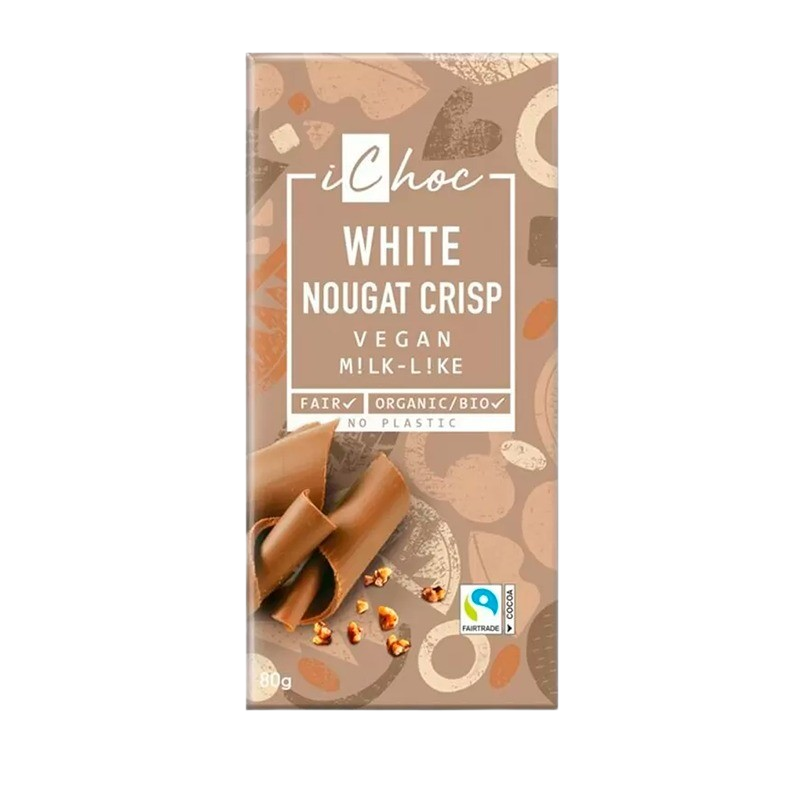 Ichoc White Nougat Crisp Choco Ø (80 g)
