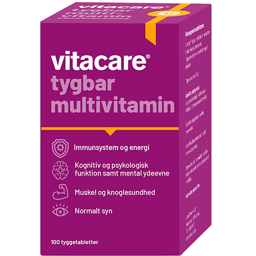 VitaCare Tygbar Multivitamin - 100 tabletter.