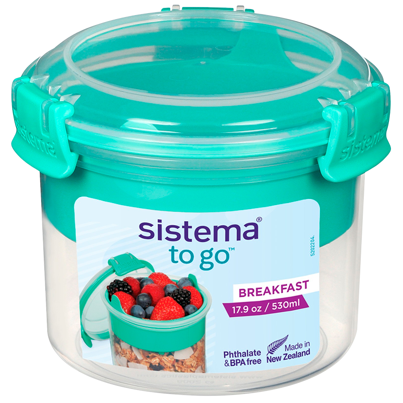 Sistema Madkasse Breakfast To Go Ass. Farver (1 stk)