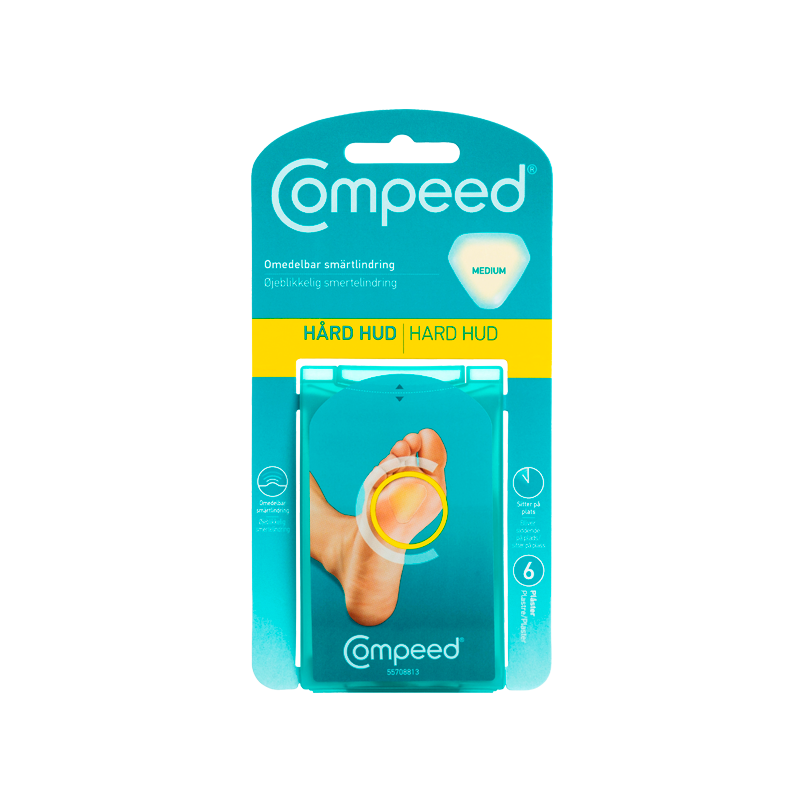 Compeed Hård hud Medium - 6 stk.