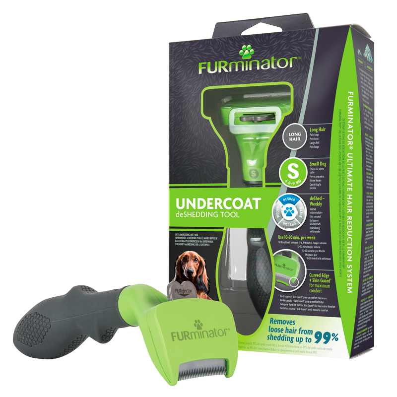 FURminator Deshedding Børste Til Små Hunde Langt Pels - 1 stk.