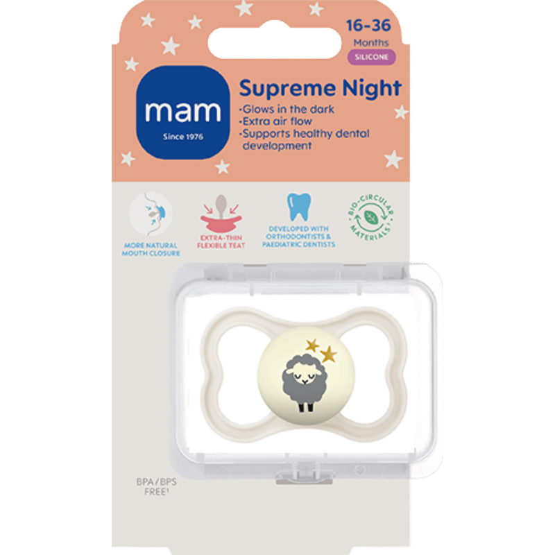 MAM Supreme Night 16-36m Silk Neutral (1 stk)