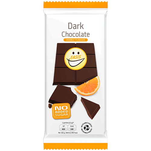 EASIS Dark Chocolate Appelsinsmag (85 g)