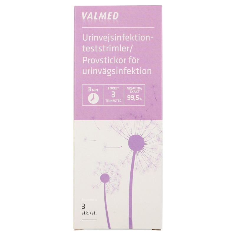 ValMed Urinvejsinfektionstest - 3 stk.