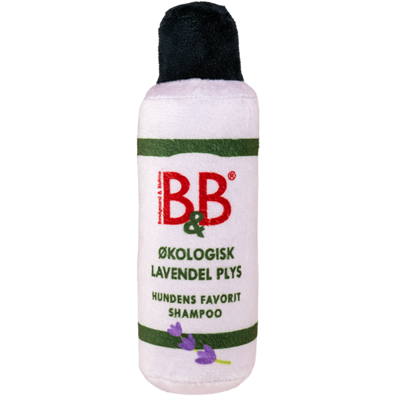 B&B Plys Shampoo Hundelegetøj Ass. Farver (1 stk)