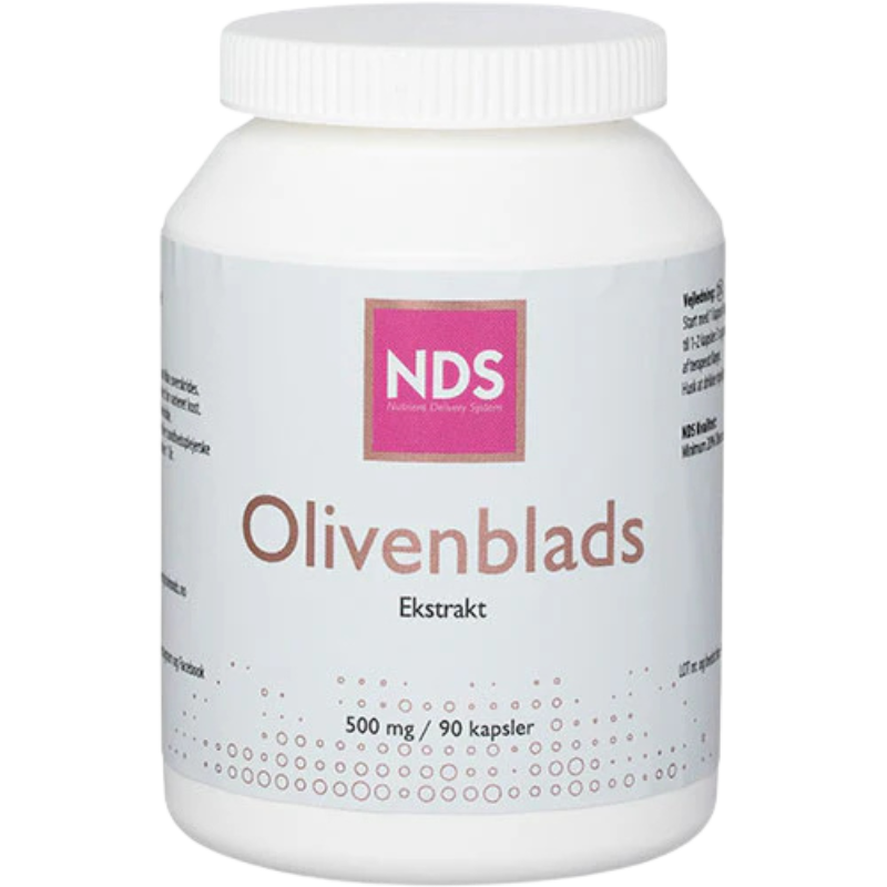 NDS Olivenbladsekstrakt 500 mg. - 90 kaps.