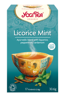 Yogi Tea Lakrids-Mint Øko. - 17 br.