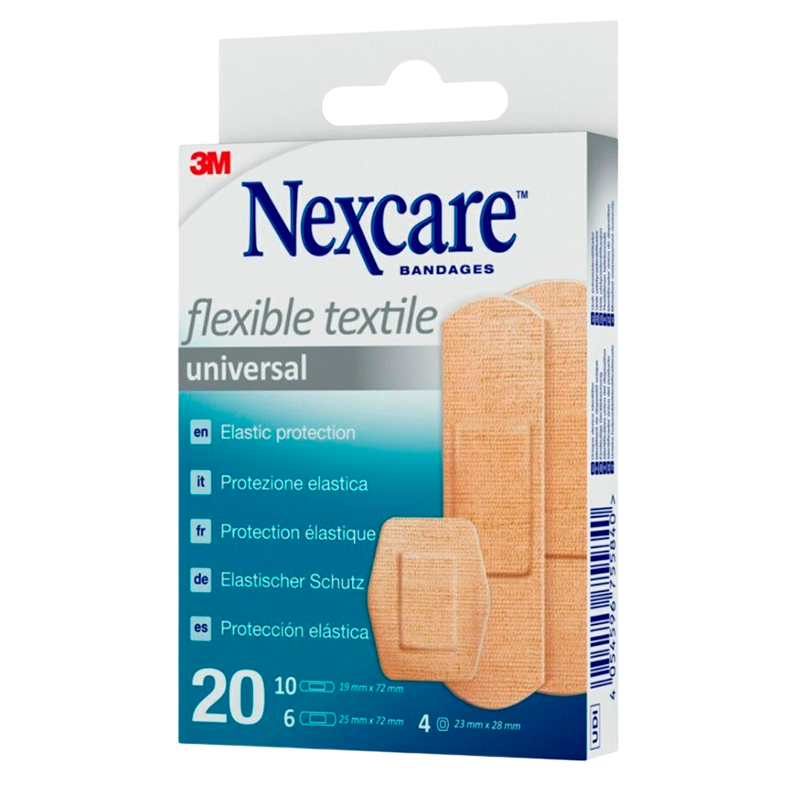 Nexcare Universal Flexible Tekstilplastre (20 stk)