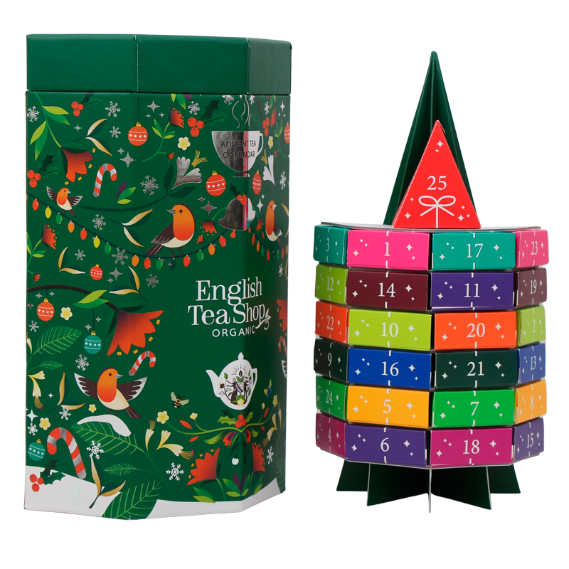 English Tea Shop Te Julekalender Juletræ Ø (25 stk)