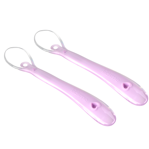 Kidsme Silicone Spoon Lavendel (2 stk)