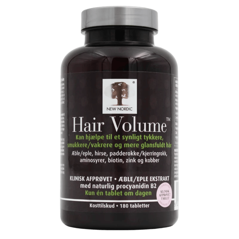 New Nordic Hair Volume økonomidåse - 180 tabs.