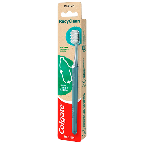 Colgate Tandbørste RecyClean Medium (1 stk)