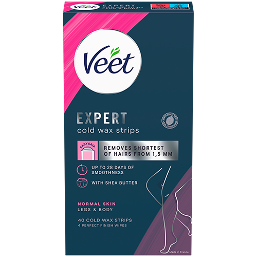 Veet Wax Strips Legs Normal Skin (40 stk)