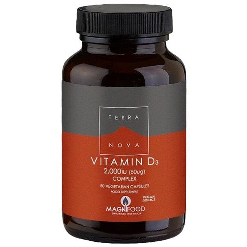 Terranova Vitamin D3 2000 IU - 50 kap.