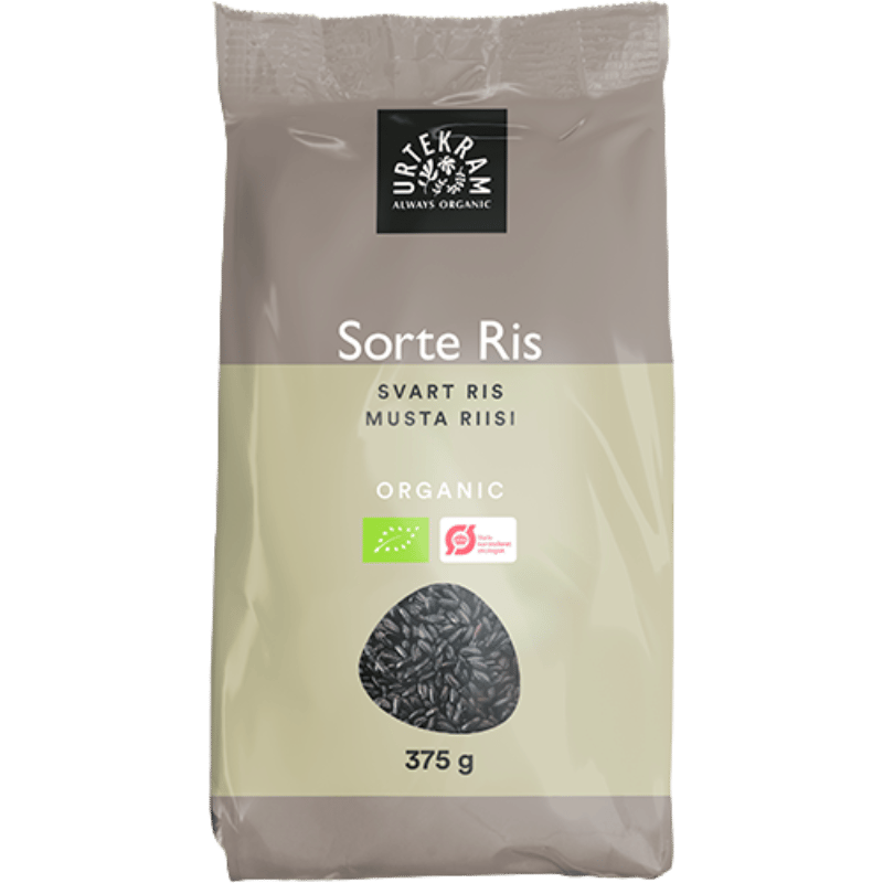 Urtekram Ris Sorte Ø - 375 g.