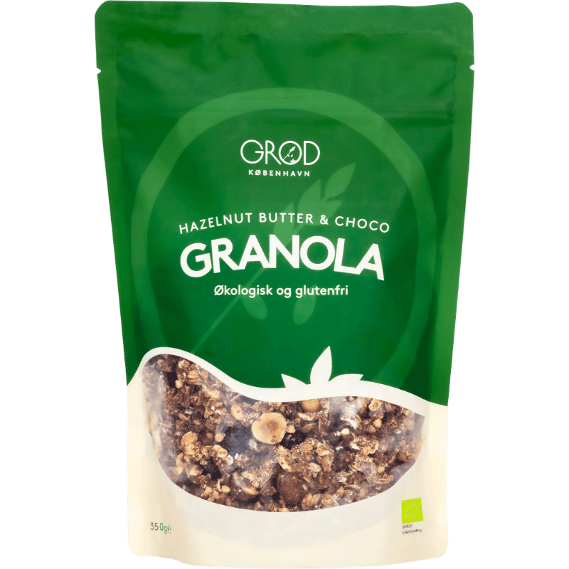 Grød Copenhagen Hazelnut Butter & Choco Glutenfri Granola Ø (350 g)